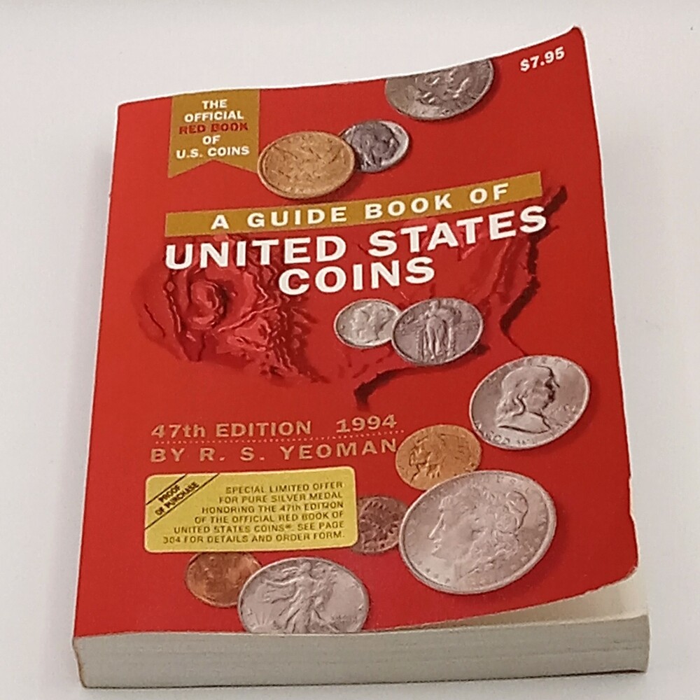 UNITED STATES COINS 47th Edition Red Book Guide Book 1994 R.S. Yeoman Paperback